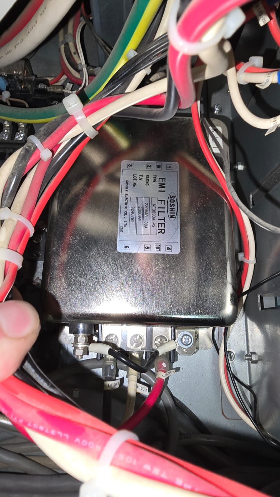 Toshiba Aquillion 64 CT Part EMI Filter